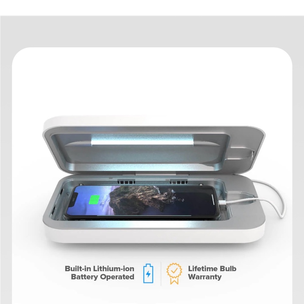 PhoneSoap Cell Phone Cleaner and Charger UV Sanitizer